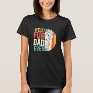 Mens Vater S Day Best Fur Vater Ever Dog Katze Kät T-Shirt