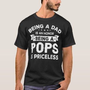 Mens VATER sein ist ein HONOR POP sein ist T-Shirt