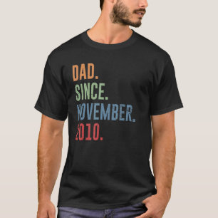 Mens Vater seit November 2010 T-Shirt