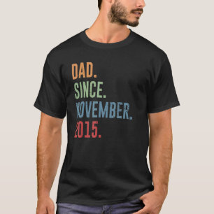 Mens-Vater seit November 2015 T-Shirt