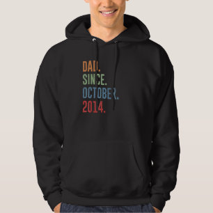 Mens Vater Seit Oktober 2014 Hoodie