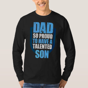 Mens Vater so stolz auf einen talentierten Sohn Pa T-Shirt