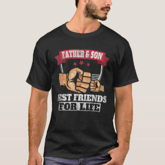 Mens Vater und Sohn Beste Freunde für immer Vater  T-Shirt