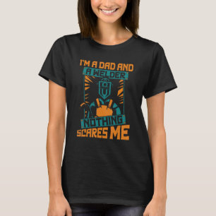 Mens Vater und Welpe nichts stört mich Inspektor T T-Shirt