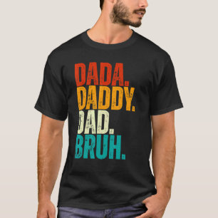 Mens Vater Vintag Dada Daddy Vater Bruh für Vater' T-Shirt
