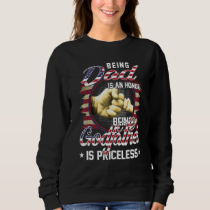 Mens Vater zu sein ist eine Ehre, Godvater zu sein Sweatshirt