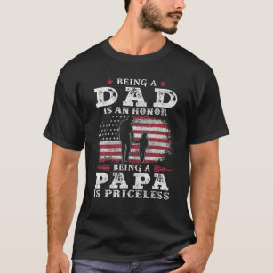 Mens Vater zu sein ist eine Ehre Papa zu sein ist  T-Shirt