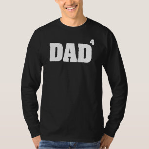 Mens Vater zum 4. Power Vatertag für Papa Da T-Shirt