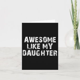 Mens Vaters Day-Geschenk von Tochter Phantastisch Karte
