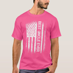 Mens Vatertag Beste Onkel je mit US-Amerikanern T-Shirt