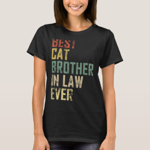 Mens Vatertag Bester Katzen Bruder im Jura je Vint T-Shirt
