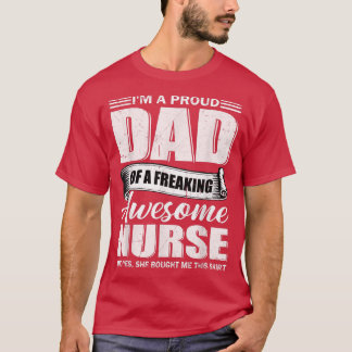 Mens Vatertag Ich bin ein stolzer Vater einer erfr T-Shirt