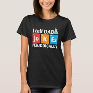 Mens Vatertag Ich erzähle Vater regelmäßig Witze T-Shirt