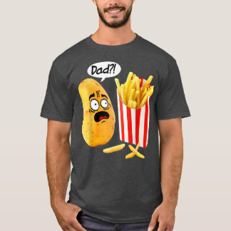 Mens Vatertag ist, dass Sie Vater Potato Fries Spa T-Shirt