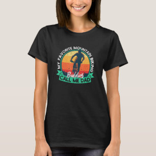 Mens Vatertag mein Lieblings-Mountainbike-Budd T-Shirt