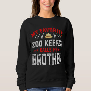 Mens Vatertag Mein Lieblings-Zoo-Halter ruft mich  Sweatshirt
