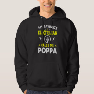 Mens Vatertag Mein Lieblingselektrischer ruft mich Hoodie