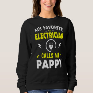 Mens Vatertag Mein Lieblingselektrischer ruft mich Sweatshirt