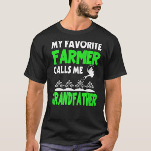 Mens Vatertag Mein liebster Bauer nennt mich Gran T-Shirt