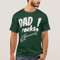 Mens Vatertag Vater Bass Gitarre Rock Musi