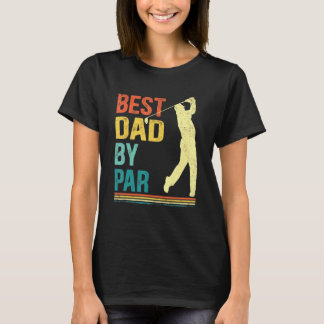 Mens Vathday Best Vater Par Golf für Vater 1 T-Shirt