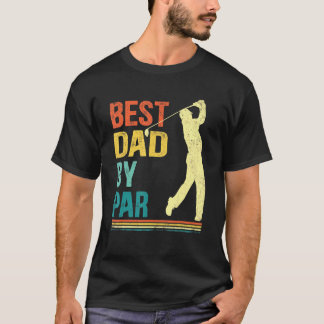 Mens Vathday Best Vater Par Golf für Vater 1 T-Shirt