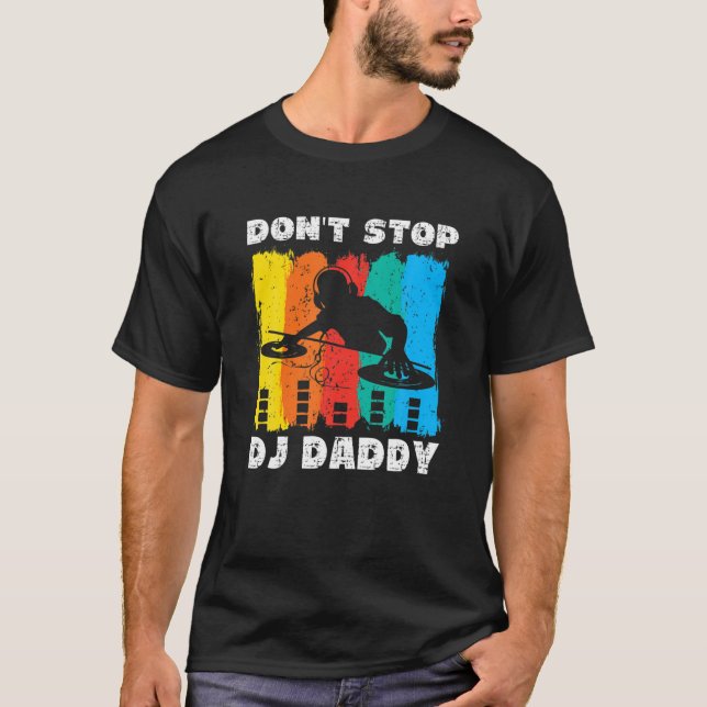 Mens Vathers Day Dj Daddy T-Shirt (Vorderseite)