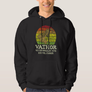 Mens Vathor Vater Thor Viking Vater Vatertag Hoodie