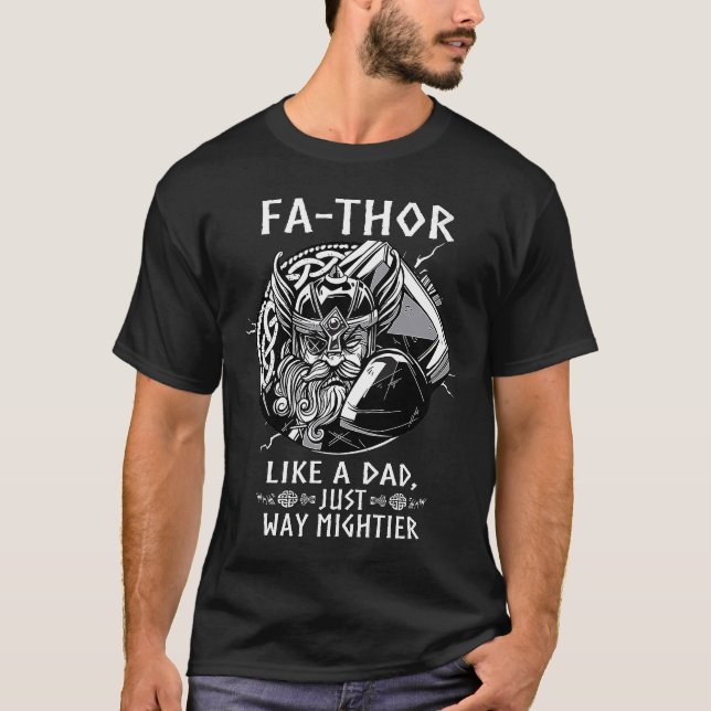 Mens Vathor wie ein Vater, nur so, wie ein mächtig T-Shirt (Vorderseite)