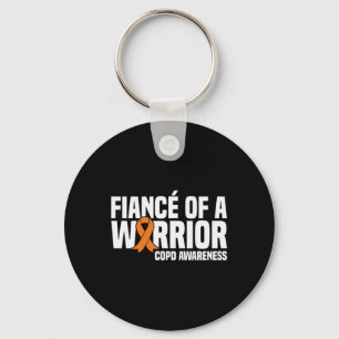 Mens Verlobte eines Kriegers Orange Ribbon Rsdcrps Schlüsselanhänger
