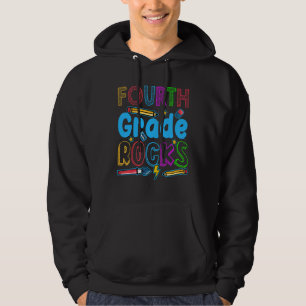 Mens Vierter Stein Team 4. Klasse Lehrer Hoodie
