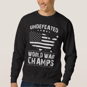 Mens Vintag 4. Juli Coolen Grumpy alten Veteran W Sweatshirt