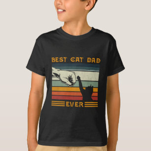 Mens Vintag Best Cat Vater je Bump Chat Lover T-Shirt