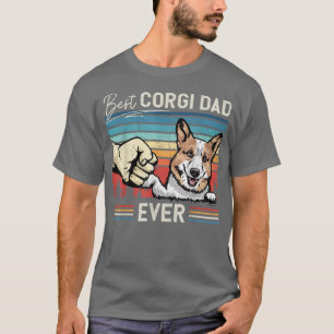 Mens Vintag Best Corgi Vater Funny Dog Lover Gesch T-Shirt