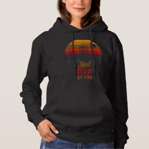 Mens Vintag beste Pap von Par Daddy Golfer Vater Hoodie