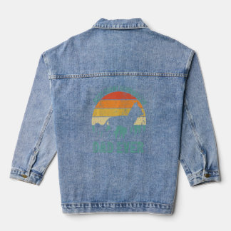 Mens Vintag bester chinesischer Vater je Vater Jeansjacke
