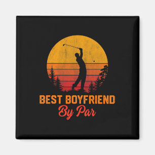 Mens Vintag bester Freund von Par Golf Boyfriend Magnet