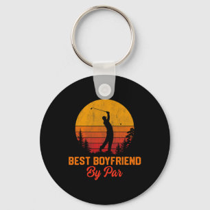 Mens Vintag bester Freund von Par Golf Boyfriend Schlüsselanhänger