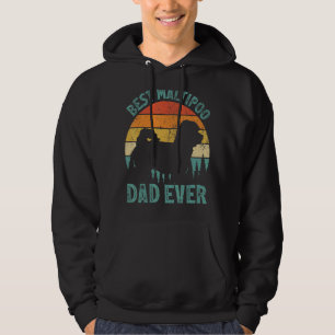 Mens Vintag bester Maltipoo-Vater je Vatertag Hoodie