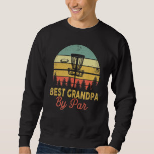 Mens Vintag bester Opa Par Disc Golf Vater Fan Sweatshirt