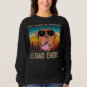 Mens Vintag bestes Dogue De Bordeaux Vater Fallen Sweatshirt