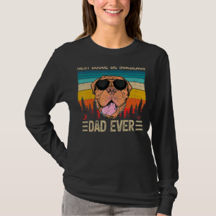 Mens Vintag bestes Dogue De Bordeaux Vater Fallen T-Shirt