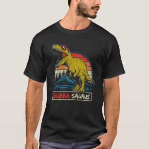 Mens Vintag Bubba Saurus Rex Dinosaur Happy Fathe T-Shirt