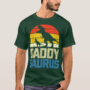 Mens Vintag Daddysaurus Fathers Day T Re Daddy Sa T-Shirt