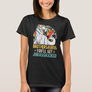 Mens Vintag Dinosaurier Brother Rex Saurus Family  T-Shirt