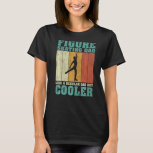 Mens Vintag Figure Skaten Vater wie ein regulärer T-Shirt