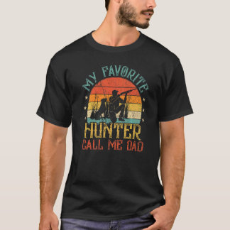 Mens Vintag meine Lieblings-Jäger-Buddies nennen m T-Shirt
