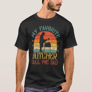 Mens Vintag meine Lieblings-Metzgerbuddies nennen T-Shirt