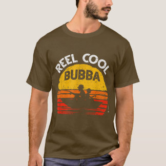 Mens Vintag Reel Cool Bubba Fisch Fischen D T-Shirt