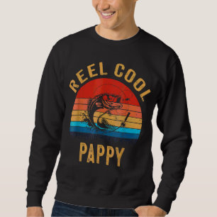 Mens Vintag Reel Cool Pappy Vathy Day Sweatshirt